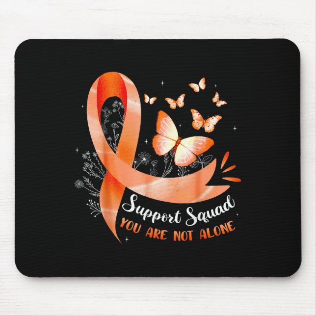 Support Squad You Are Not Alone Leukaemia Awarenes Mouse Mat (Front)
