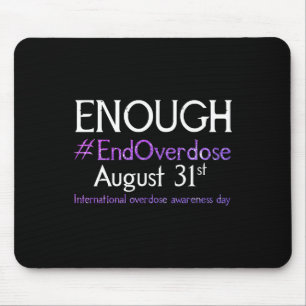 Support Stop Overdose International Overdose Aware Mouse Mat