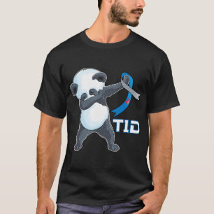 support T1D cute Dabbing panda Type 1 Diabetes Awa T-Shirt