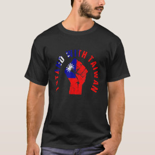 Support Taiwan Flag I Stand With Taiwan T-Shirt
