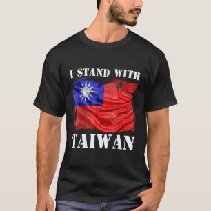 Support Taiwan I Stand With Taiwan Flag Taiwanese T-Shirt