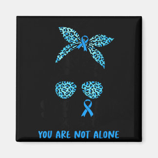 Support Team Blue Warrior Diabetes Awareness Magnet