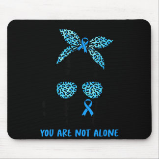 Support Team Blue Warrior Diabetes Awareness Mouse Mat