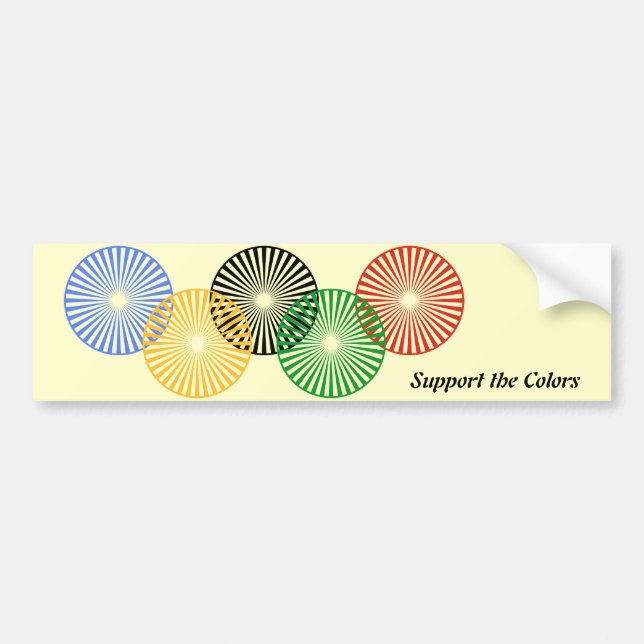 Support the Colours - Bumper Sticker (Front)