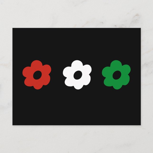 Support the colours for peace postcard (Front)