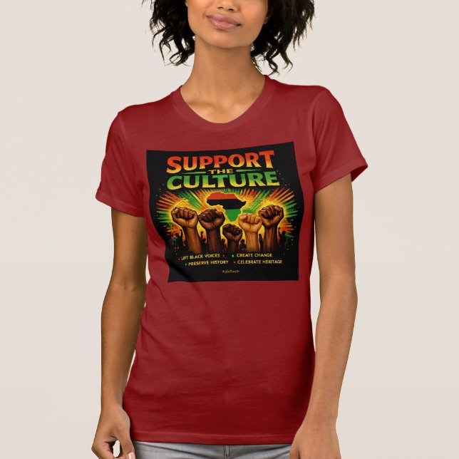 Support The Culture T Shirt (Front)
