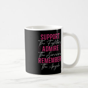 Support The Fighters Breast Cancer Awareness Month Coffee Mug