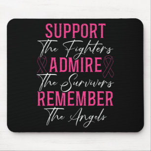 Support The Fighters Breast Cancer Awareness Month Mouse Mat