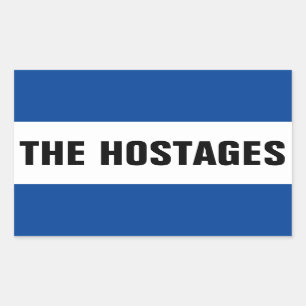 Support the Hostages Rectangular Sticker