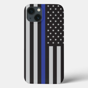 Support the Police Thin Blue Line American iPhone 13 Case