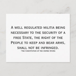 Support the preservation of Freedom! Postcard