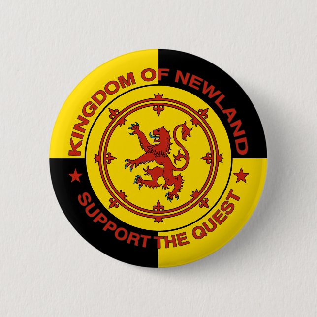 Support the Quest 6 Cm Round Badge (Front)