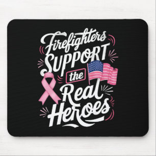 Support The Real Heroes Breast Cancer Chemo Mouse Mat