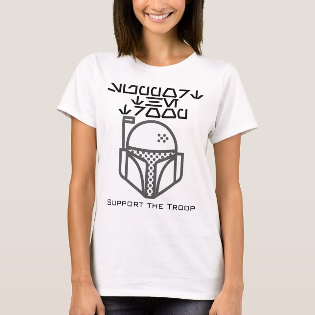 Support the troop.w T-Shirt (Front)
