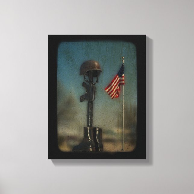 Support The Troops Canvas Print (Front)
