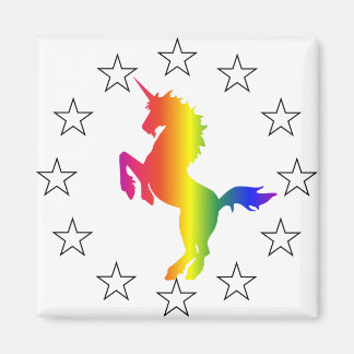 Support the Unicorn Party: Unicorns for Congress Magnet