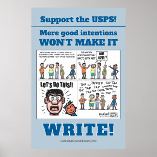 Support the USPS! Poster