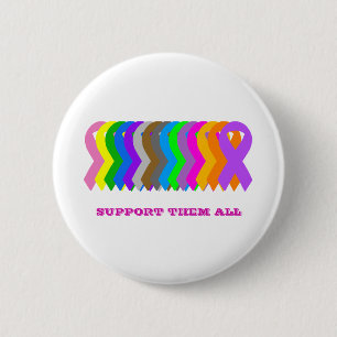 Support them all 6 cm round badge