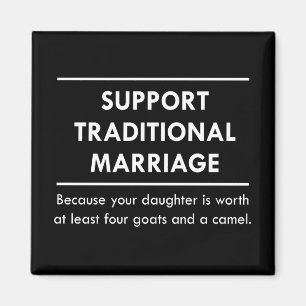 Support Traditional Marriage Magnet