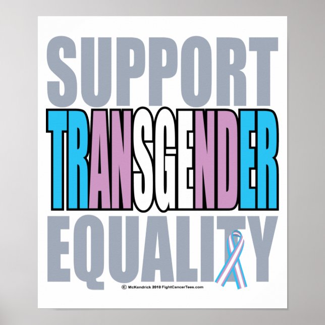 Support Transgender Equality Poster (Front)