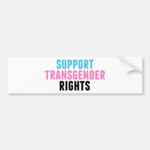 Support Transgender Rights Bumper Sticker