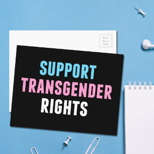 Support Transgender Rights Postcard