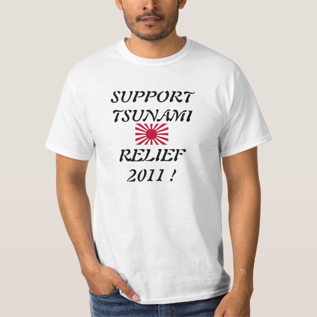 SUPPORT TSUNAMI RELIEF T-Shirt (Front)