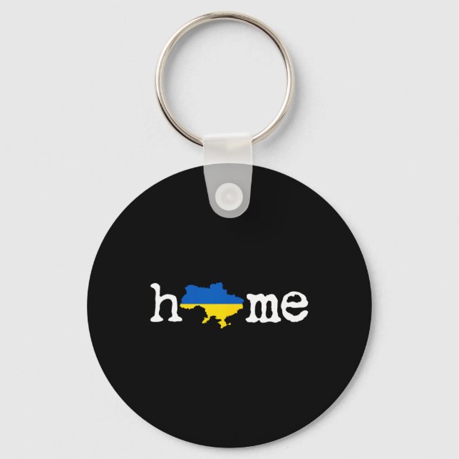 Support Ukraine3  Key Ring (Front)
