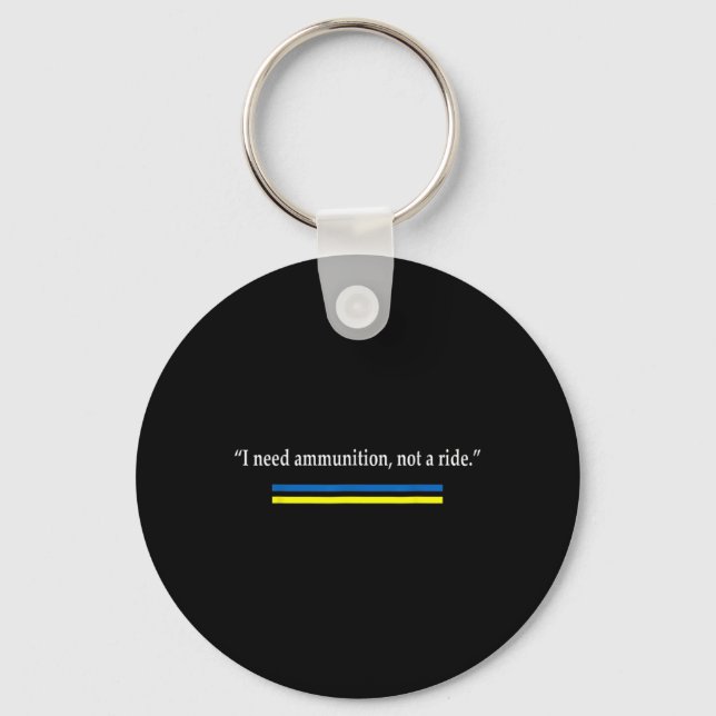 Support Ukraine 1  Key Ring (Front)