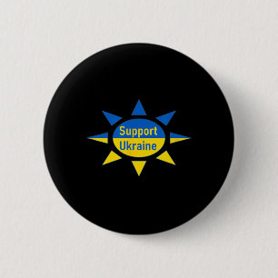 Support Ukraine 6 Cm Round Badge