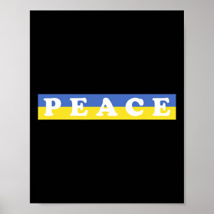 Support Ukraine And Peace In The World With Ukrain Poster