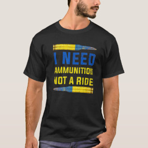 Support Ukraine Blue Yellow Strong Ukrainian Slava T-Shirt
