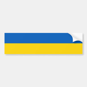 Support Ukraine Car Magnet Ukrainian Flag Freedom Bumper Sticker