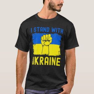 Support Ukraine Flag I Stand With Ukraine, Ukraine T-Shirt