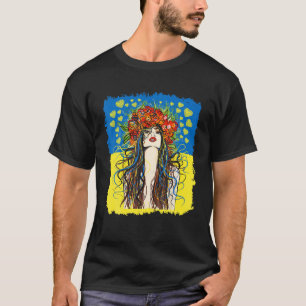 Support Ukraine Flag Pride Ukrainian Heart Ukraini T-Shirt