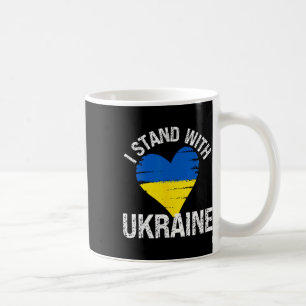 Support Ukraine Heart Flag Stand With Ukraine Soli Coffee Mug