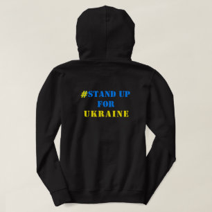 Support Ukraine Hoodie Ukrainian Flag Colours