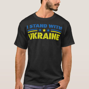 Support Ukraine I Stand with Support Ukraine  T-Shirt