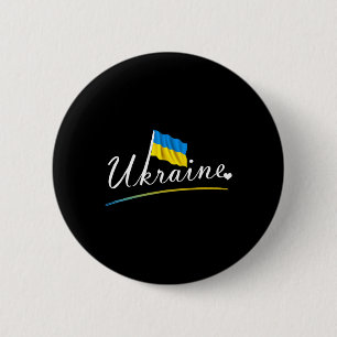 Support Ukraine I Stand With Ukraine 1 6 Cm Round Badge