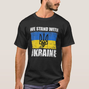 Support Ukraine I Stand With Ukraine Flag Pray For T-Shirt