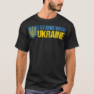 Support Ukraine I Stand With Ukraine Flag T-Shirt