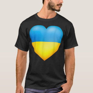 Support Ukraine I Stand With Ukraine Flag T-Shirt