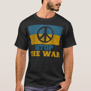 Support Ukraine I Stand With Ukraine Flag T-Shirt
