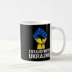 Support Ukraine I Stand With Ukraine Ukrainian Fla Coffee Mug