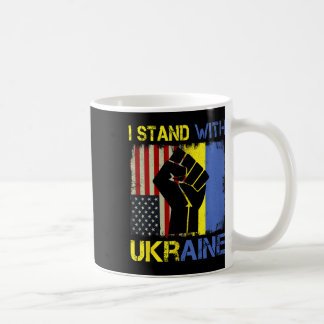 Support Ukraine I Stand With Ukraine Ukrainian Fla Coffee Mug