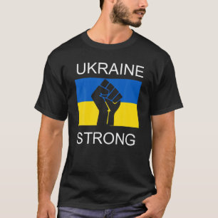 Support Ukraine I Stand With Ukraine Ukrainian Fla T-Shirt