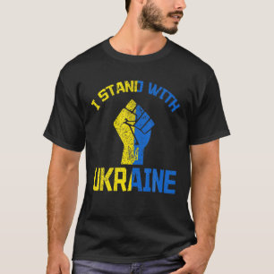 Support Ukraine I Stand With Ukraine Ukrainian Fre T-Shirt