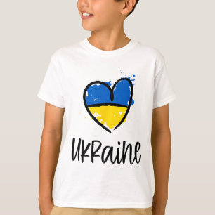 Support Ukraine I Stand With Ukrainian Flag Slava  T-Shirt