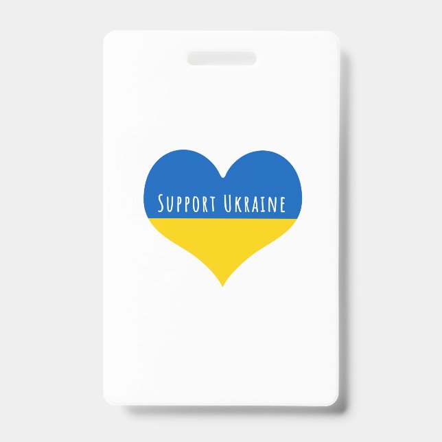 Support Ukraine ID Badge (Front)