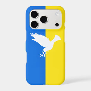 Support Ukraine iPhone Case Peace Dove Flag